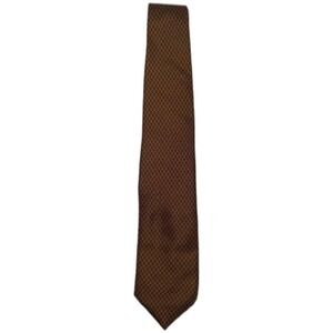 Marcello di Milano Mens Brown (copper) and Navy Tie